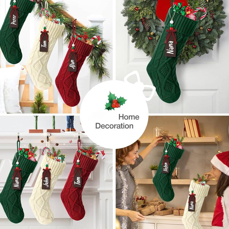 6 Pack Christmas Stockings, Fashion Stockings