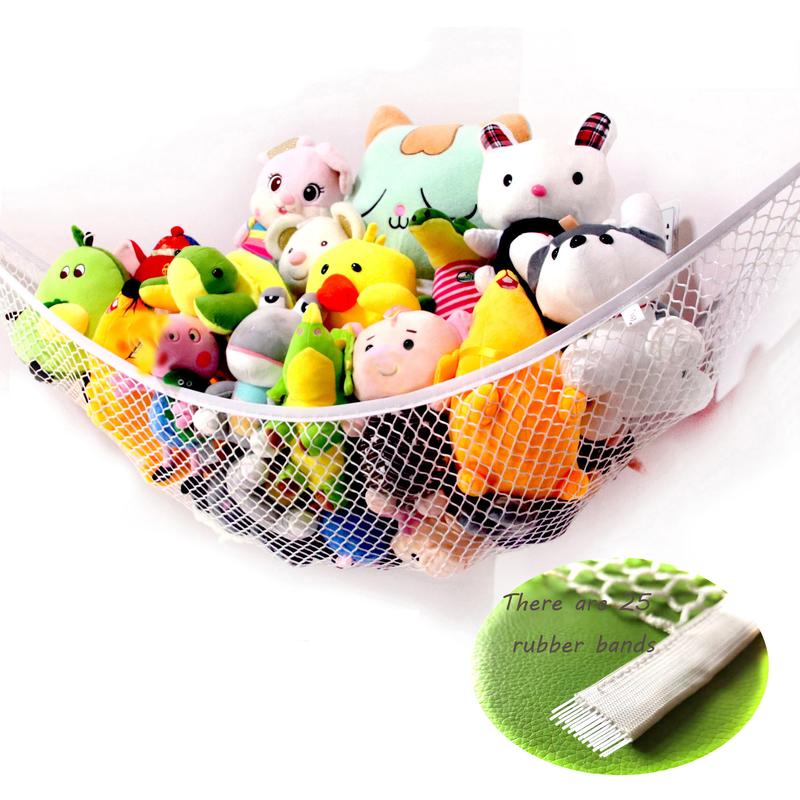 Stuffed Animal Net Or Hammock, Toy Hammock, Teddy Bear Hammock, There Are 25 Rubber Bands In The Elastic Of Our Stuffed Animal Storage Net (Large)