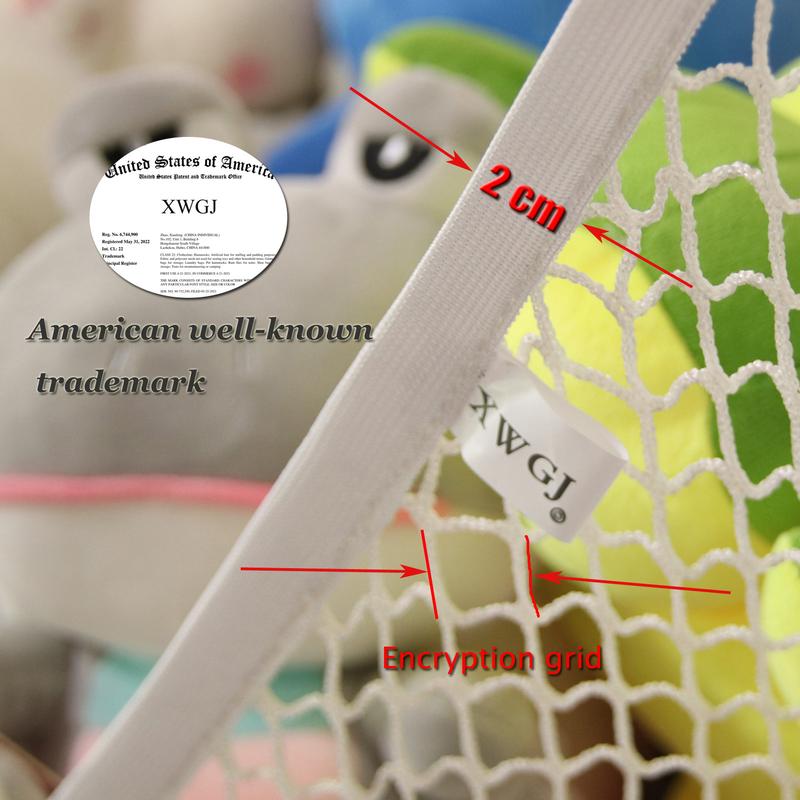 Stuffed Animal Net Or Hammock, Toy Hammock, Teddy Bear Hammock, There Are 25 Rubber Bands In The Elastic Of Our Stuffed Animal Storage Net (Large)