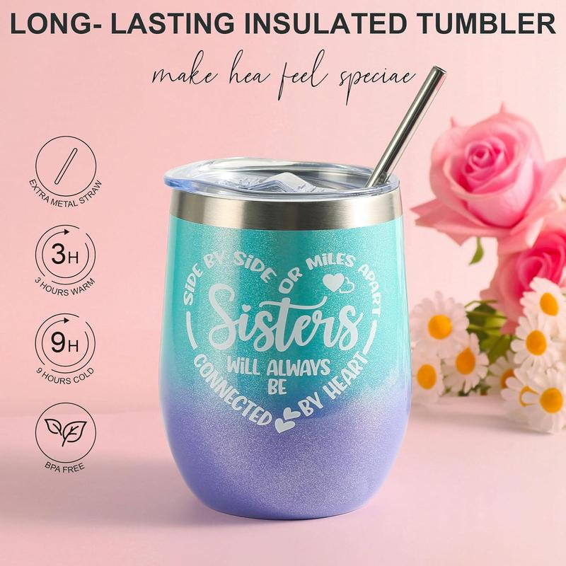 Sister Gifts Sisters Birthday Gift Ideas from Sister - Sisters Birthday Gifts Box from Brother,  Sister Ever Gifts,  Tumbler Christmas Gifts for Sister,  Friend, BFF, Bestie