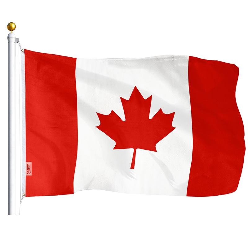 Canada (Canadian) Flag 75D Printed Polyester 3x5 Ft