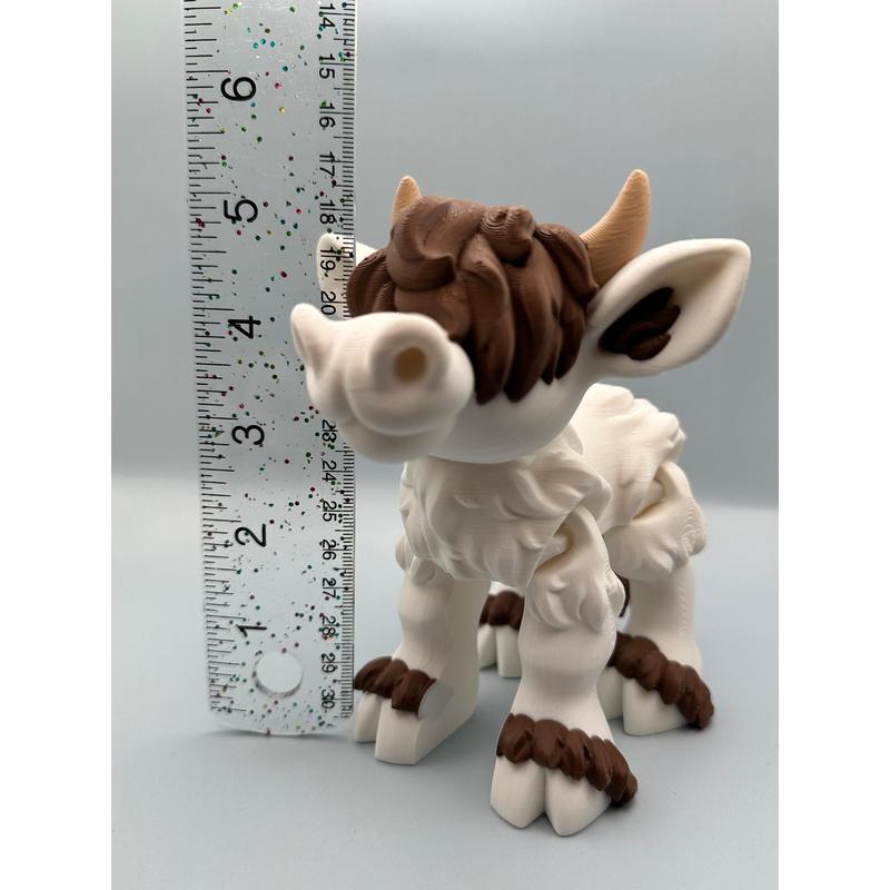 Highland Cow Decor - 3D Printed Cuties for Home Decor - Room Ornaments Artistic