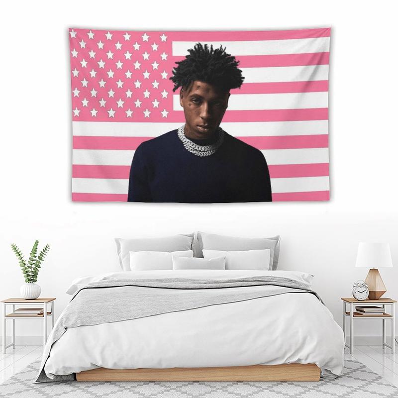 YoungBoy Never Broke Again Tapestry poster concert banner bedroom living room sofa dormitory bedside wall decoration painting