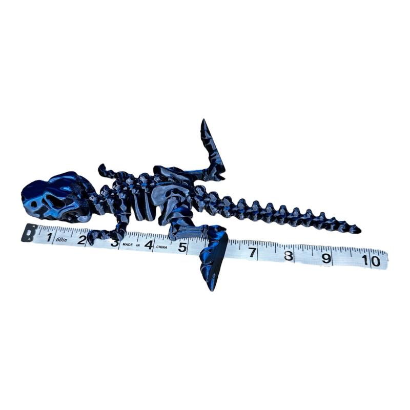 3D Printed T-Rex Skeleton, Dino, Gift, Decor, Desk Ornament Room Figurine Lover Standing