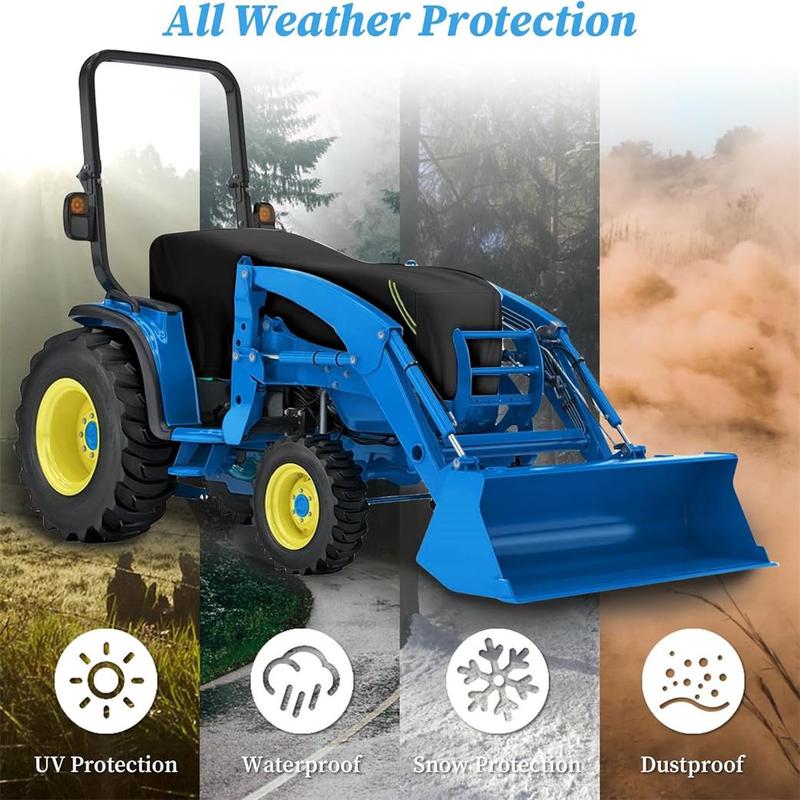 Campact Utility Tractor Cover without Tractor, 1 Count Waterproof Tractor Cover, Dustproof Tractor Protector, Universal Tractor Accessories for Home Farm