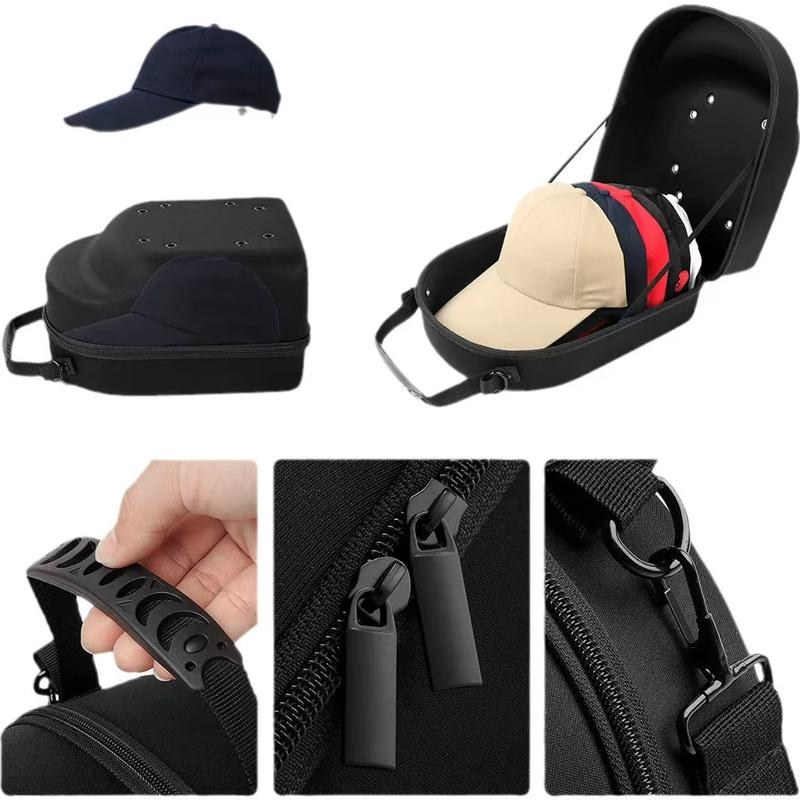 Portable eva baseball cap storage bagin storage box Baseball cap bag hatstorage box portable Organiser Hat and bag for men