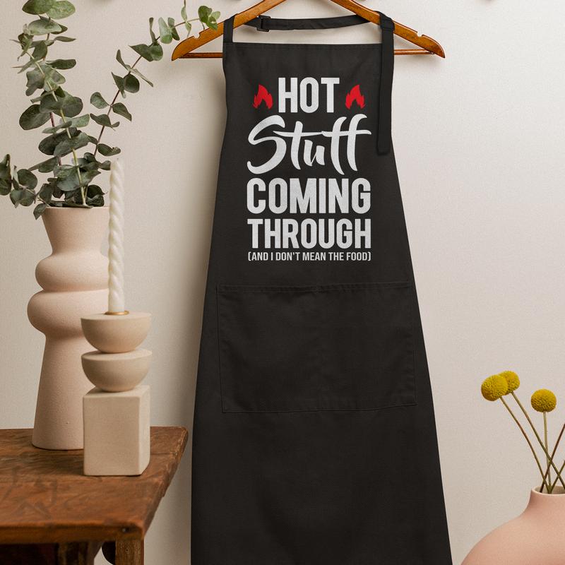 SANDJEST Humorous Apron with Pockets Chef BBQ Grilling Cooking Apron Gift for Birthday Christmas Funny Aprons for Men Dad Husband Boyfriend Grandpa chef apron