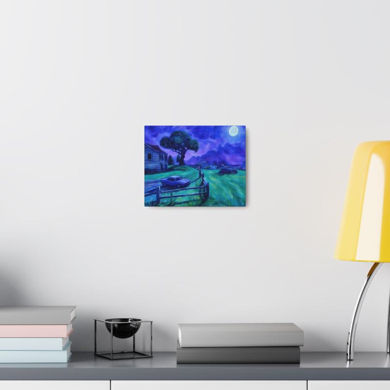 Fort Inspired Nostalgic Canvas - Starry Night Wall Art Decor