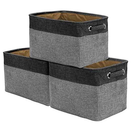 Twill Storage Basket Set (3-Pack) Cotton Household