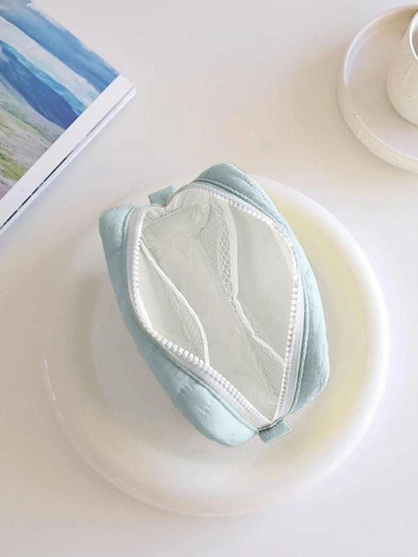 Portable Menstrual Pad Storage Bag, Cute Quilted Period Bag, Menstrual Pad Pouch, Bag Insert for Women & Girls, Travel Bag Insert