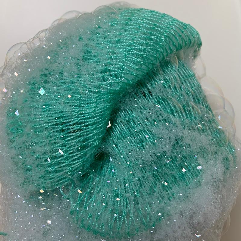 2 PCS Authentic African Exfoliating Net Bath Sponge Shower Pack