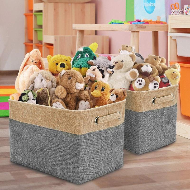 Twill Storage Basket Set (3-Pack) Cotton Household