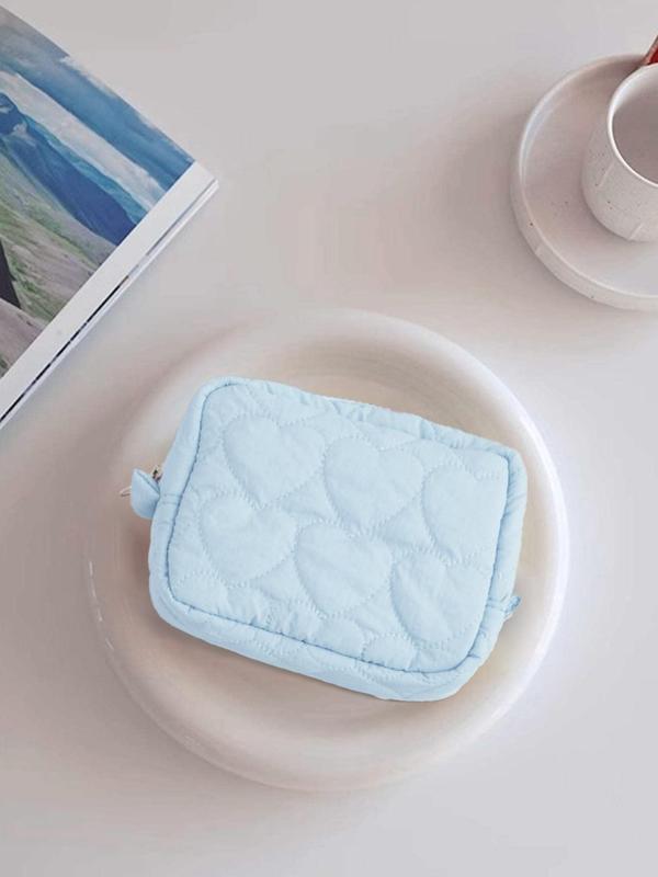 Portable Menstrual Pad Storage Bag, Cute Quilted Period Bag, Menstrual Pad Pouch, Bag Insert for Women & Girls, Travel Bag Insert