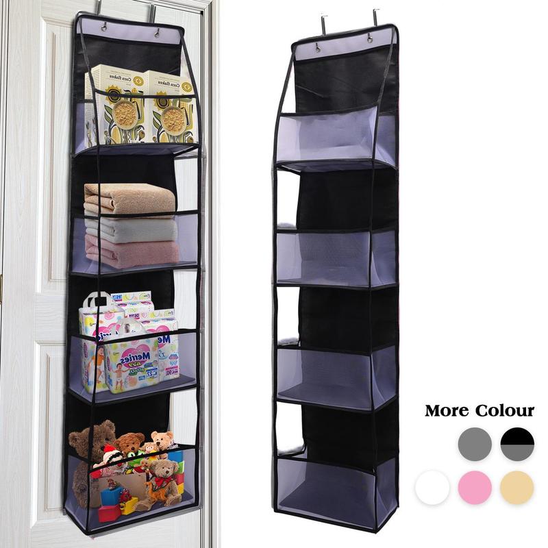 Closet Door Hanging Pocket Organizer, Multi-pockets Bedroom Bathroom Wall Mounted Storage Bag, Sundries Organizer, Shoe Toy Cosmetic Sock Storage Bag