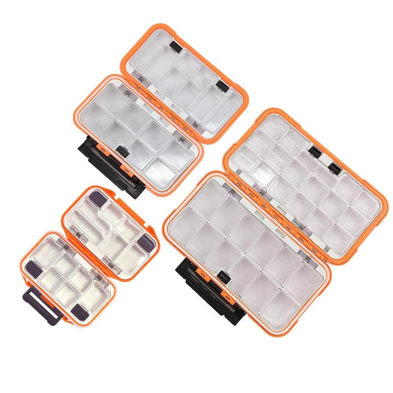 Multi-grid Screw Storage Box, 1 Count Waterproof Storage Box with Compartments, Portable Organizer for Home & Office