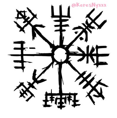 Viking Compass | Vegvisir Way Sign  Norse Mythology Vinyl Decal Sticker