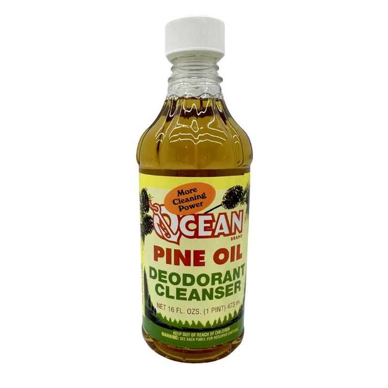 Ocean Brand Pine Oil Original 65% Pure Pine Multipurpose Cleaner for Home - Kitchen, Floor, Bathroom & Surface Cleaning - 16 fl.oz. - Household Nature Outdoors