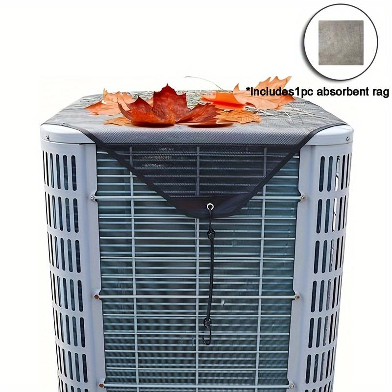 1pc Central Air Conditioner Cover for Outside Units - Top Universal Outdoor AC Cover Defender, Protective Mesh Cover for Outdoor AC Units,Includes1pc absorbent rag wicked light up ice cubes drew barrymore espresso machine fake chargers fan socket ceiling