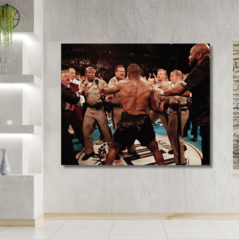 Iron Mike Tyson Poster Boxing Wall Art Money Heavyweight Champ Decor Ornaments Room Decoration