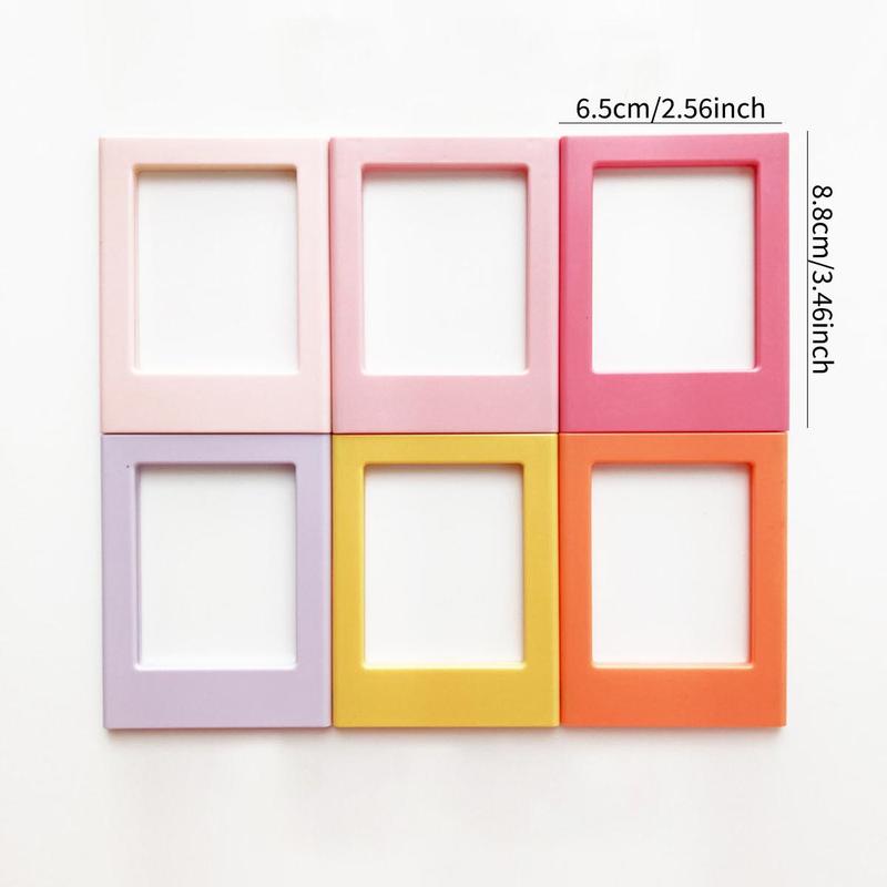 Magnetic Photo Frame, 4 Counts 6 Counts 15pcs Mini Magnetic Photo Frame, Photo Display Frame for Home Kitchen Refrigerator, Room Decor