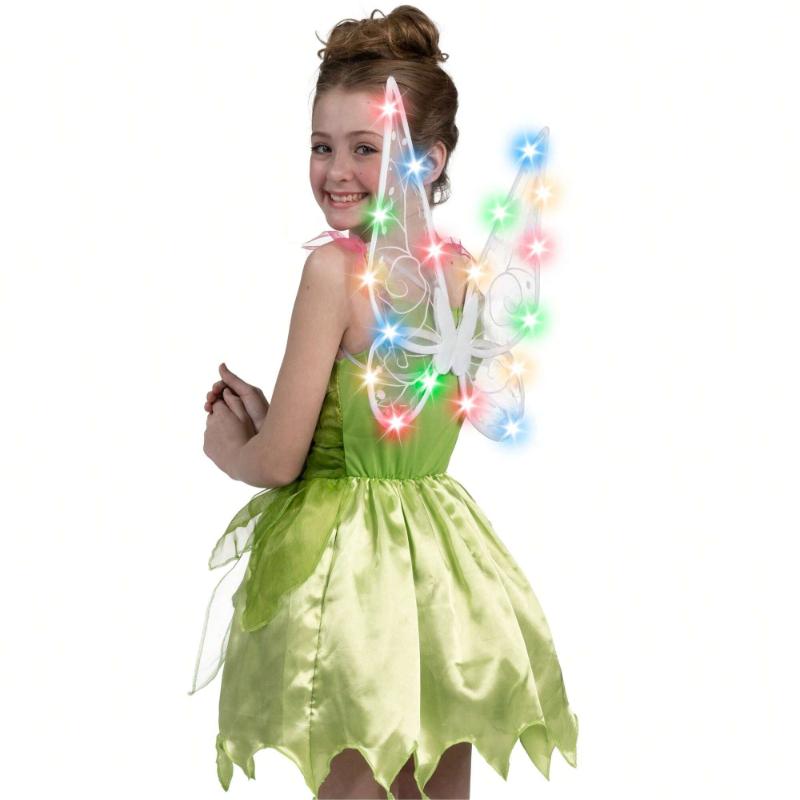 Halloween Light Up Fairy Wing, Wing With 3 Light-Up Modes For Halloween Cosplay Parties