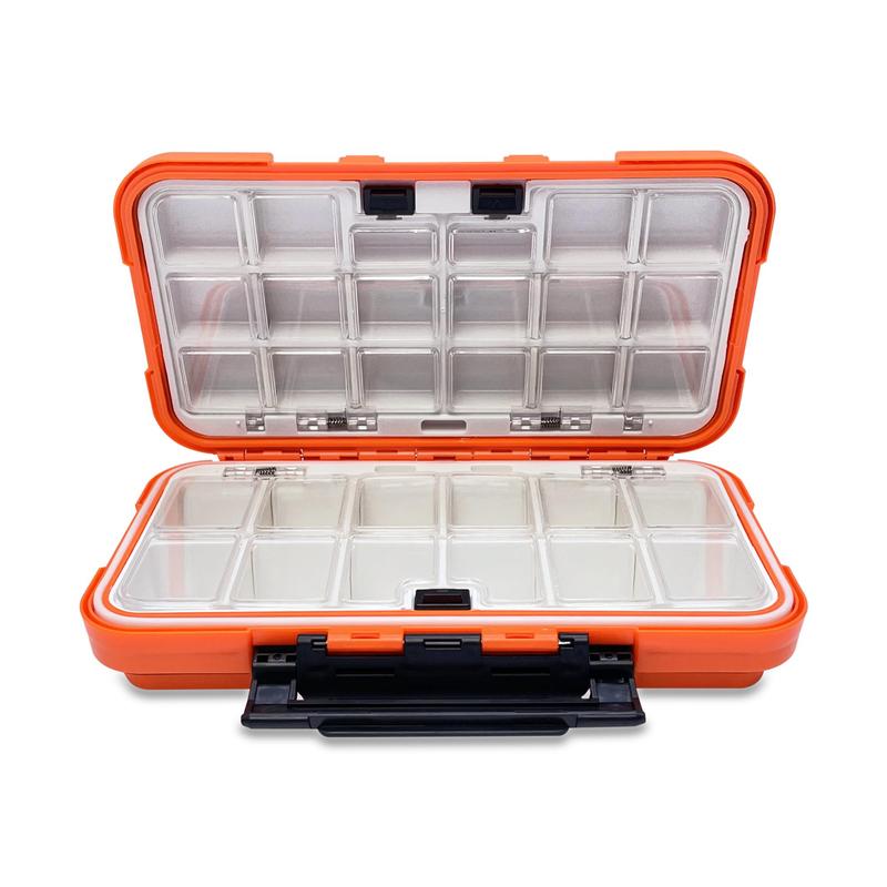 Multi-grid Screw Storage Box, 1 Count Waterproof Storage Box with Compartments, Portable Organizer for Home & Office