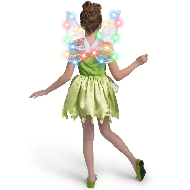 Halloween Light Up Fairy Wing, Wing With 3 Light-Up Modes For Halloween Cosplay Parties