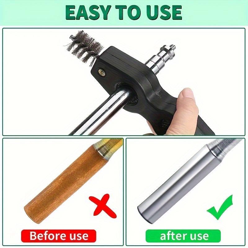 4 in 1 Copper Tube Cleaning Brush, Multifunctional Pipe Cleaning Tool, Pipe Installation Welding Scraper Cleaning Tool, Professional Hand Tool