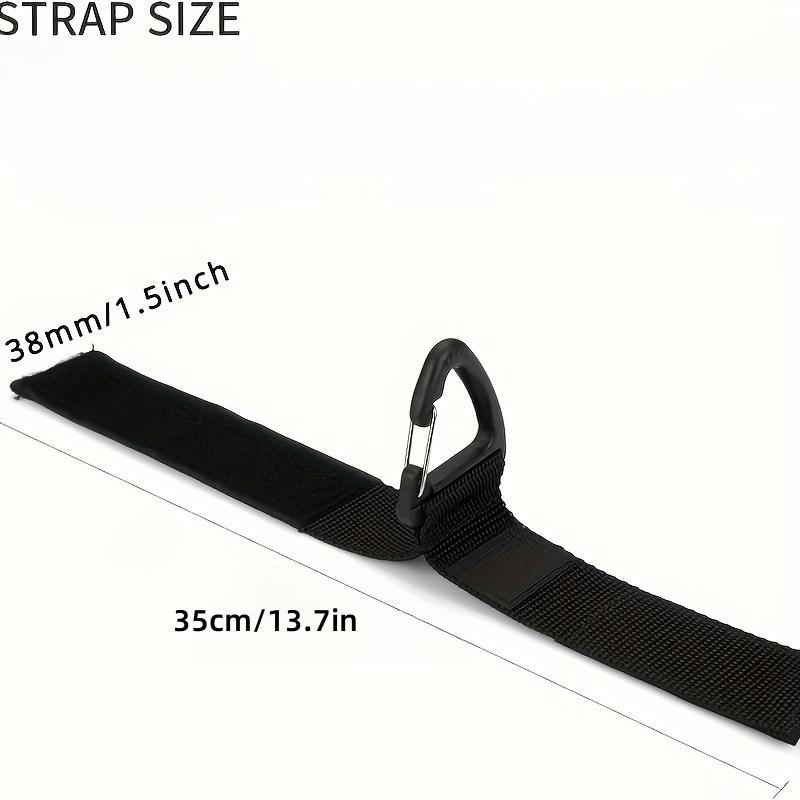 Storage Strap with Triangular Buckle, 6 Counts Hook & Loop Cord Organizer Hanger, Wall Mounted Cable, Wire, Rope, Hose Holder for Home, Garage, Workshop Organization