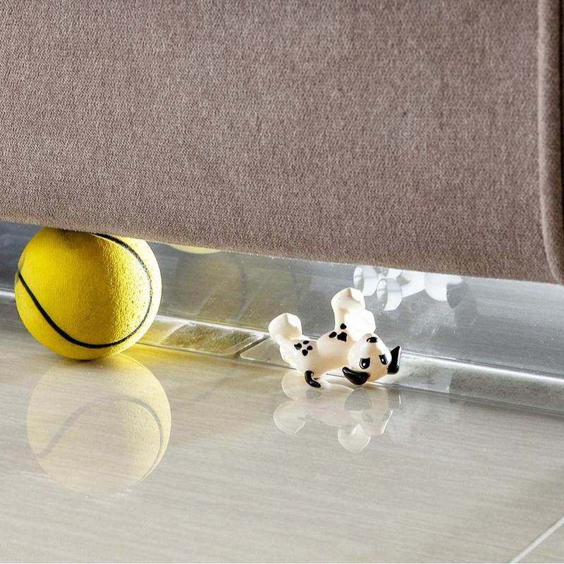 Clear Toy Blockers for Furniture -  Stop Things from Going Under Couch  Sofa Bed and Other Furniture -  Suit for Hard Surface Floors  Only