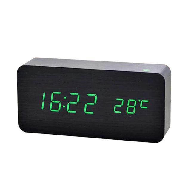 Wooden Digital Alarm Clock - Perfect for Any Room in Your House