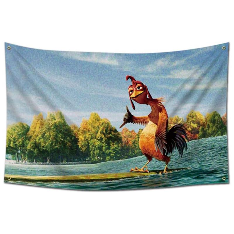 Chicken Joe 3x5Ft Flag Funny Tapestries Durable Man Cave Wall Flag with 4 Brass Grommets for College Dorm Room Decor Outdoor Party Banner