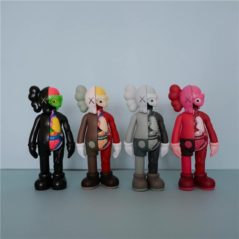 KAWS Figures Open Edition 20cm Standing Figure Modern Art Sculpture Hype Beast Home Decor