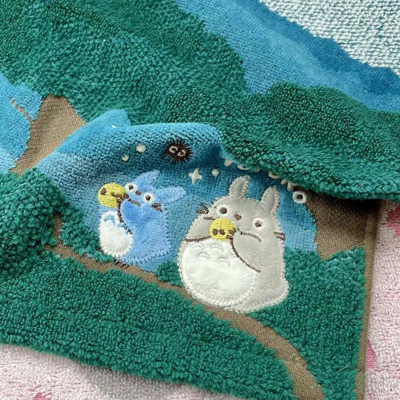 Super Cute High Quality Night Blue Cotton Towel for Bathroom, Kitchen, Home Decor Decorative Hand