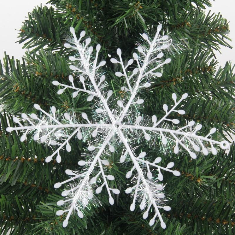 Christmas Snowflake Design Hanging Ornament, 30pcs set Snowflake Pendant, Festive & Party Supplies for Home Party Decoration