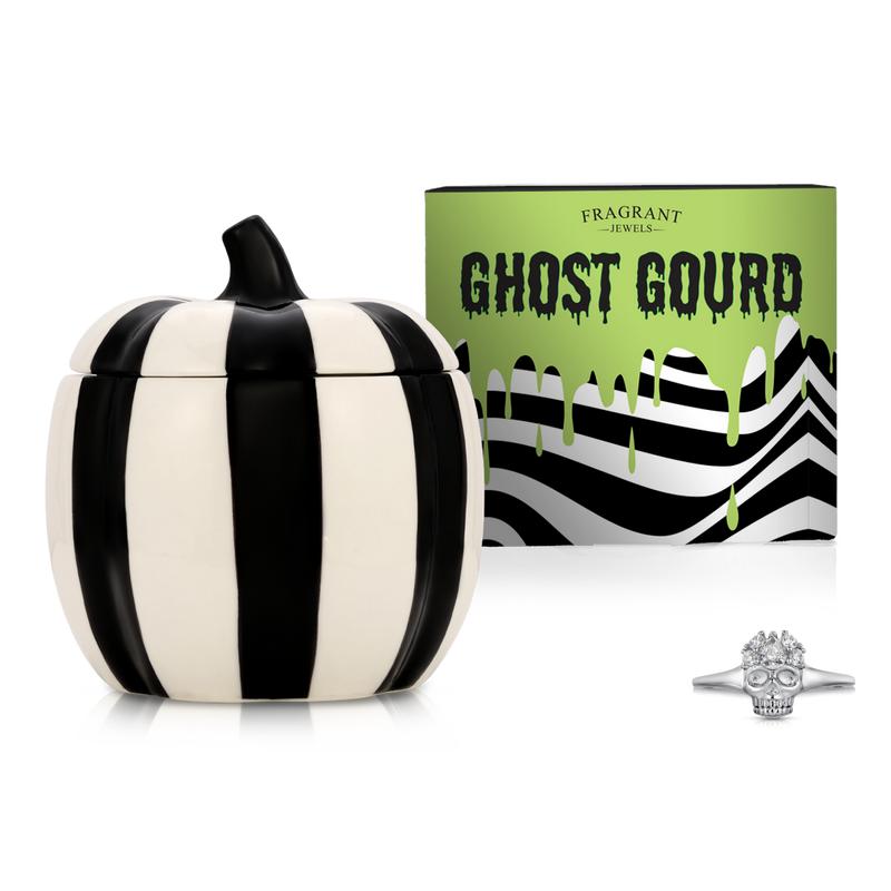 Ghost Gourd - Ceramic Candle