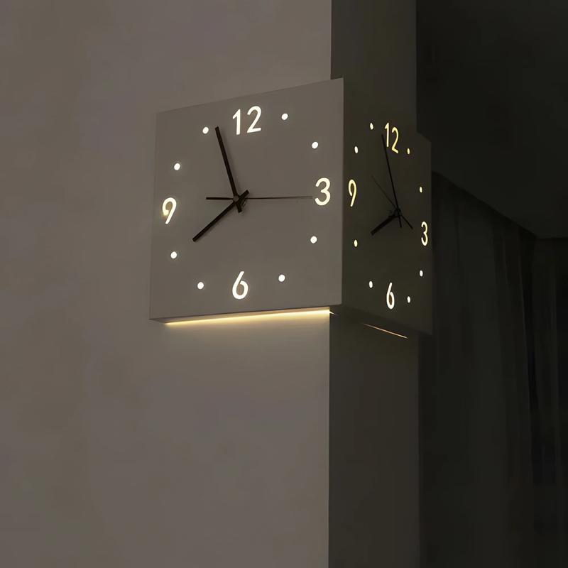 Backlit Corner Clock with Voice Sensor Does not apply