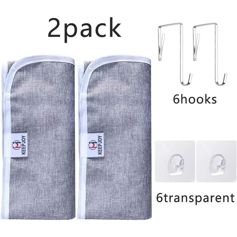 Saves Space Door-Hanging Laundry Bag,Door Hanging Laundry Hamper with 2 Different Types of Hooks, Oxford Fabric Hanging Laundry Basket for Clothes Organiser Stainless Organiser Stainless Organiser Stainless Steel Waterproof Hangable Hangable