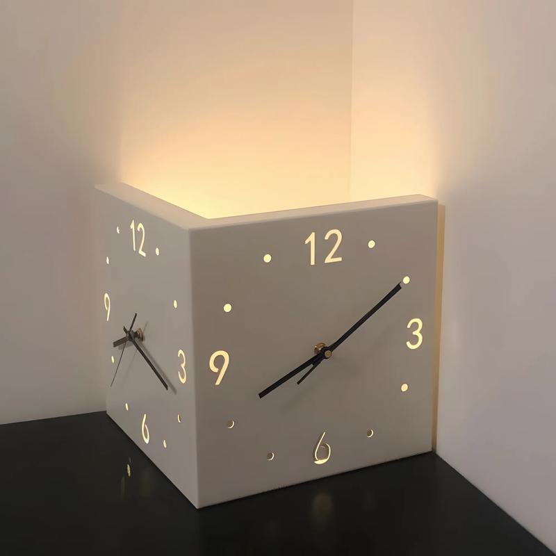 Backlit Corner Clock with Voice Sensor Does not apply