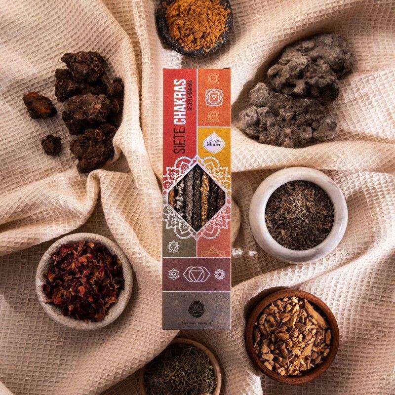 *NEW* 7 Chakra Incense | Variety Pack | Rose | Sandalwood | Palo Santo | Rosemary | Myrrh | Copal | Lavender