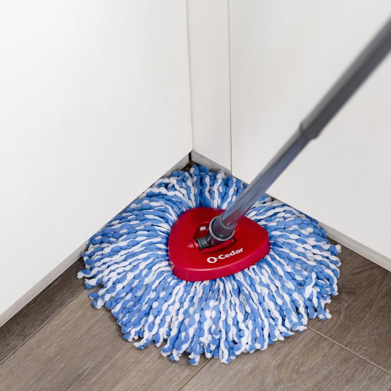 O-Cedar RinseClean Clean Water Spin Mop and Bucket System | Clean with Clean Water | Removes 99% of Bacteria || XZAVIOR