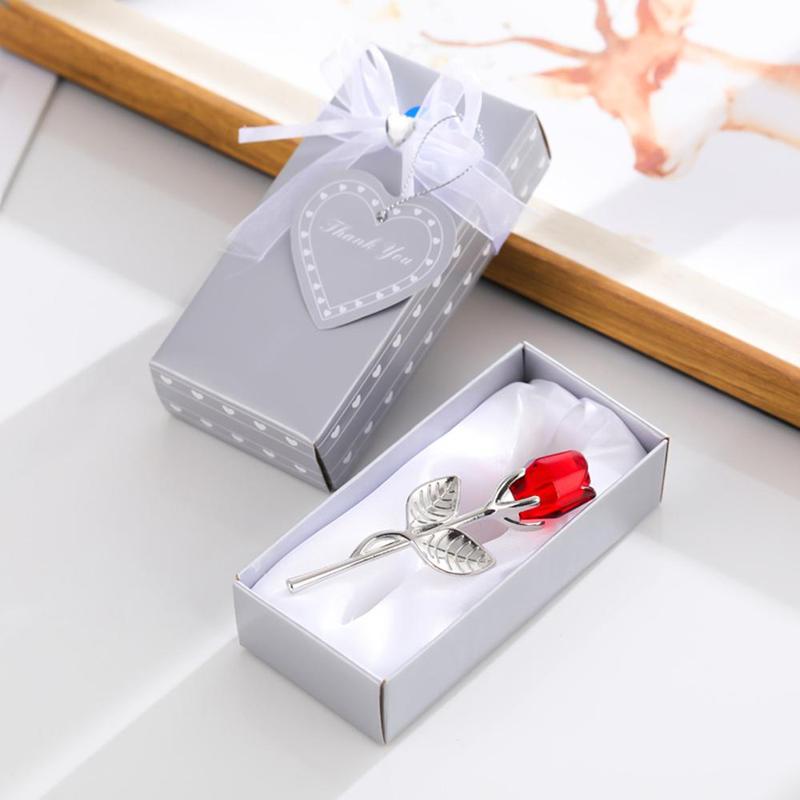 Christmas Artificial Crystal Rose with Gift Box, Artificial Crystal Flower for Home Decor, Valentine's Day Gift, Birthday Gift, Unique Gift for Him her