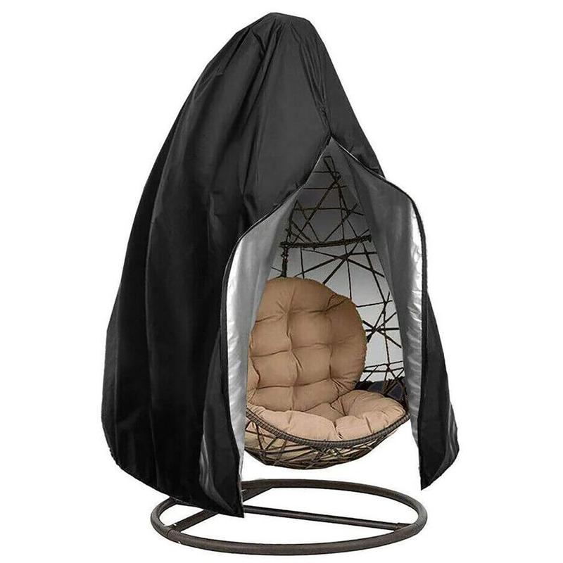 Furniture Dust Cover Room Decor, Hanging Swing Egg Chair Dust Cover with Zipper, Waterproof Sunscreen Hanging Chair Cover, Sweet Furniture Cover for Yard Garden Accessories