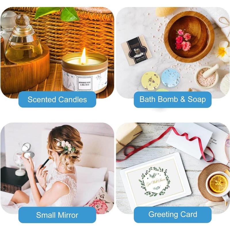 Get Well Soon Gifts, Care Package Gift Feel Better Basket Warm After   Encouragement Gift Thinking of You Box with Blanket Coffee Tumbler for Women Friends Female