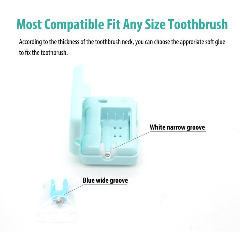 Portable Toothbrush Sterilizer Box, 1 Count Disinfect Toothbrush Holder without Battery, Mini Toothbrush Storage Box for Home & Summer Travel