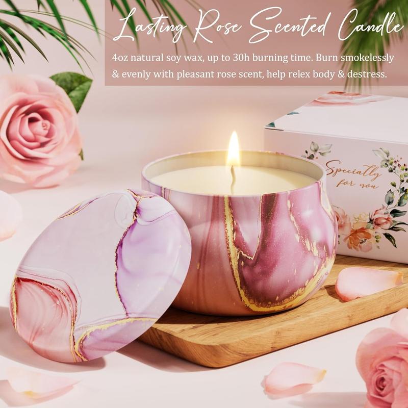 Birthday Gifts for Women Self Care Gifts Get Well Soon Gifts, Rose Relaxing  Gifts Basket Care Package w  Luxury Flannel Blanket,  Christmas Gifts Idea for Mom Her  Friends Sister Wife