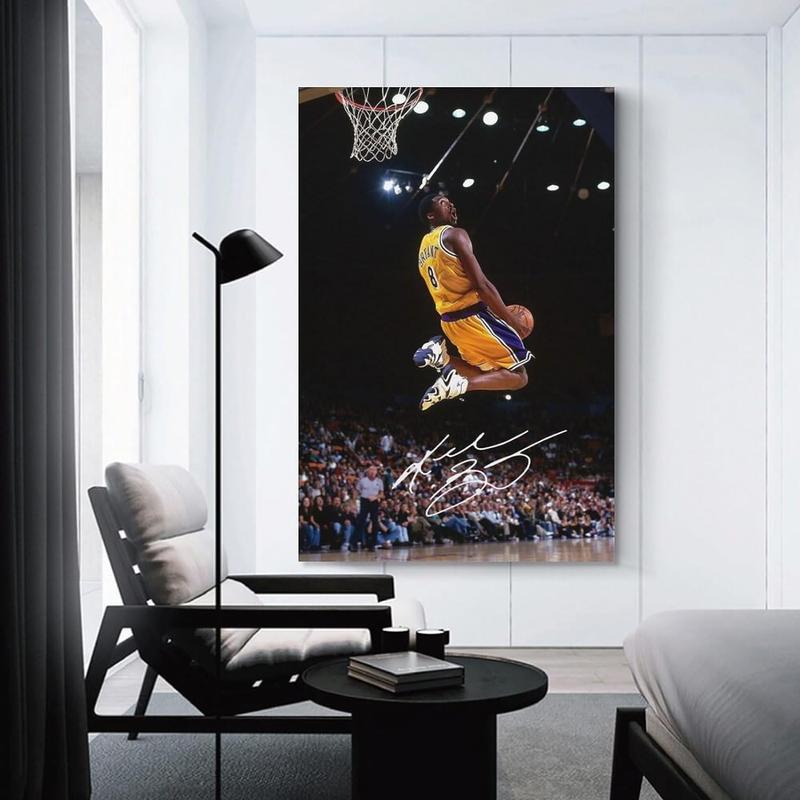 Kobe Bryant Dunk Poster Canvas Wall Art Posters for room aesthetic For Boys Bedroom Decoration wall decor Print Painting room decor