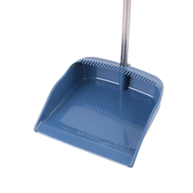 Broom and Dustpan Set Long Handle Broom with Stand Up Dustpan Combo Set for Office Home Kitchen Lobby Floor Use Dust pan and Broom Set Brush Cleaning