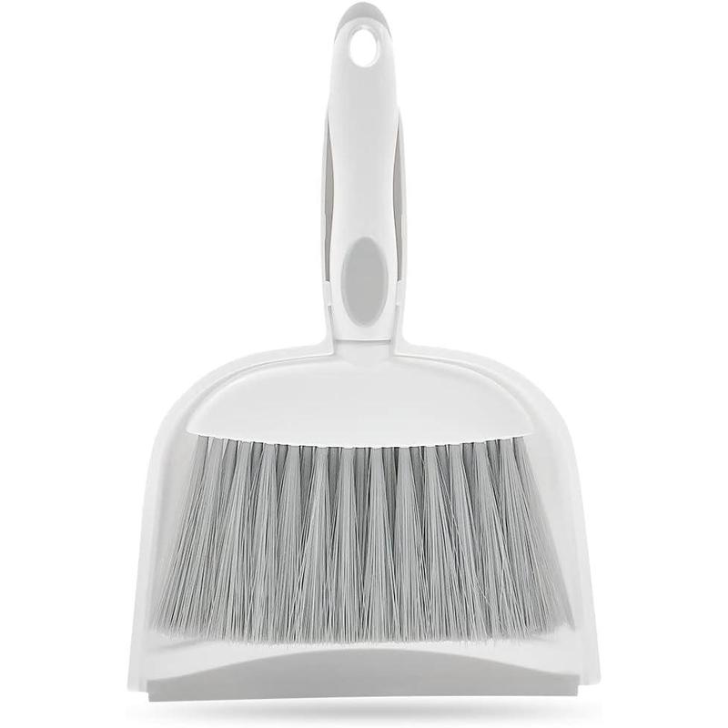 Broom Dustpan Brush Small Dust pan : Small Dustpan and Brush Set Mini Broom and Dustpan Set Whisk Broom and Dustpan Set Small Broom and Dustpan Set for Desk, Table, Home, Kitchen Necessities (Gray)