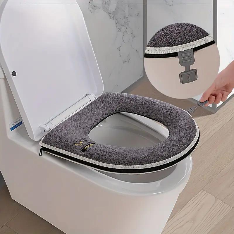 Thickened Toilet Seat Cushion, 2 Counts Household Toilet Seat Cover, All Season Universal Toilet Seat Cushion, Waterproof Cover, Toilet Seat